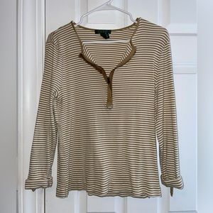 Ralph Lauren Striped Long Sleeved Tee